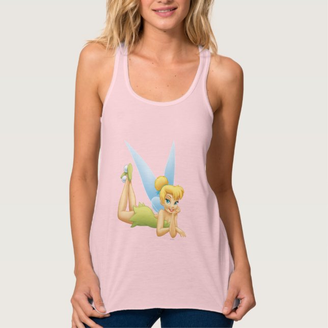 Tinker Bell Laying Down Tank Top (Front)