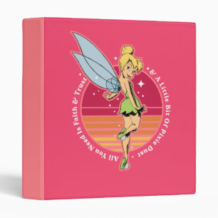 Tinker Bell   Little Bit of Pixie Dust 3 Ring Binder