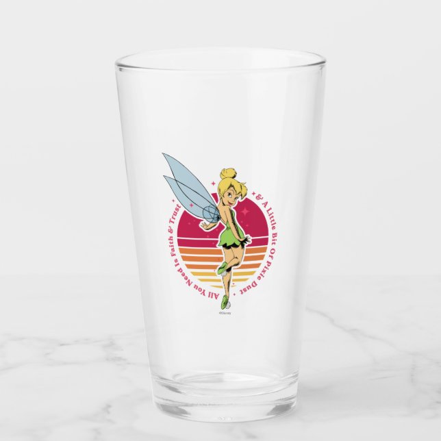 Tinker Bell | Little Bit of Pixie Dust Glass (Front)