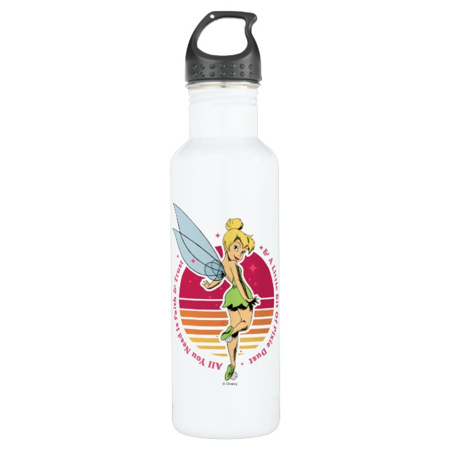 Tinker Bell | Little Bit of Pixie Dust Stainless Steel Water Bottle (Front)