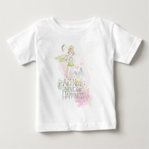 Tinker Bell Love And Happiness Baby T_Shirt