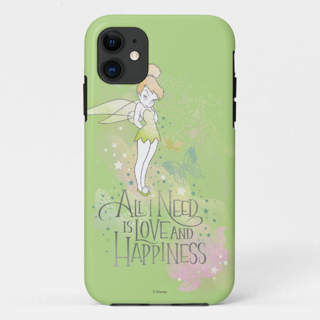 Tinker Bell Love And Happiness Case-Mate iPhone Case (Back)