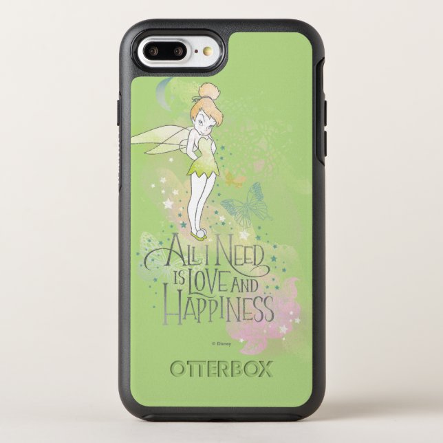 Tinker Bell Love And Happiness Otterbox iPhone Case (Back)