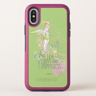Tinker Bell Love And Happiness OtterBox Symmetry iPhone X Case