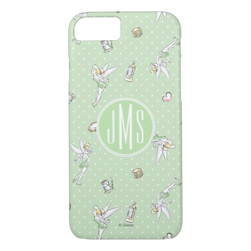 Tinker Bell  Monogram Pretty Little Pixie iPhone 87 Case