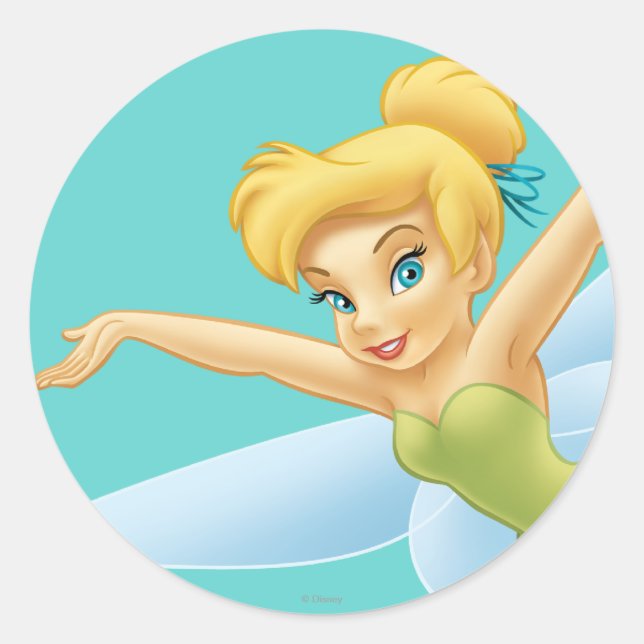 Tinker Bell  Pose 12 Classic Round Sticker (Front)