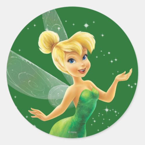 Tinker Bell  Pose 17 Classic Round Sticker