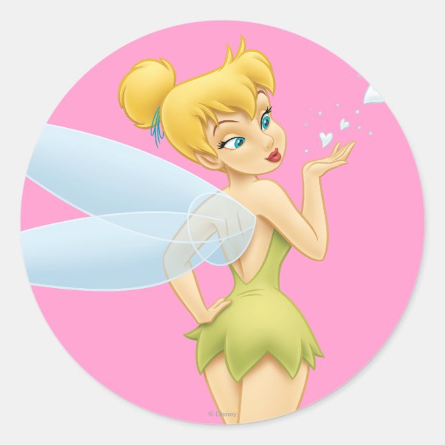 Tinker Bell Pose 1 Classic Round Sticker (Front)