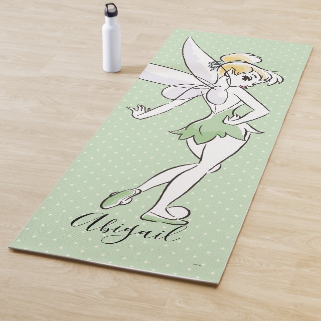 Tinker Bell | Pretty Little Pixie - Add Your Name Yoga Mat (In Situ)