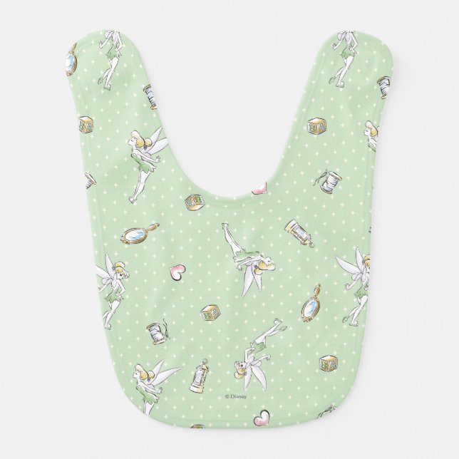 Tinker Bell | Pretty Little Pixie Baby Bib (Front)