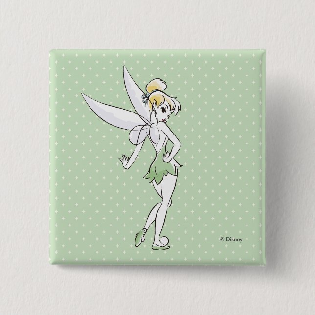 Tinker Bell | Pretty Little Pixie Pinback Button (Front)