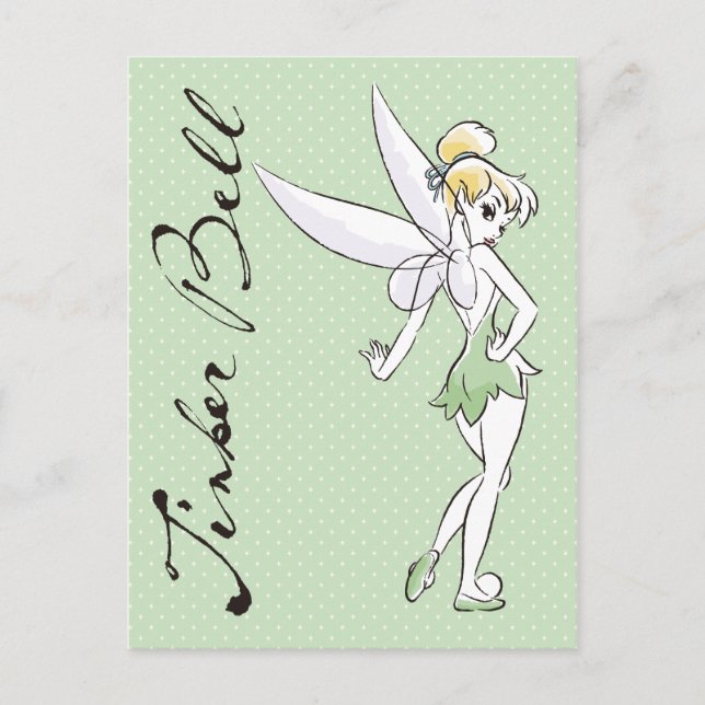 Tinker Bell | Pretty Little Pixie Postcard (Front)