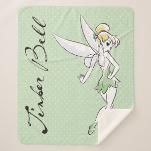 Tinker Bell   Pretty Little Pixie Sherpa Blanket