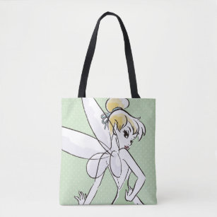 New Classic Disney Tinkerbell Reusable Tote Bag Summer Shopping Birthday Bag 