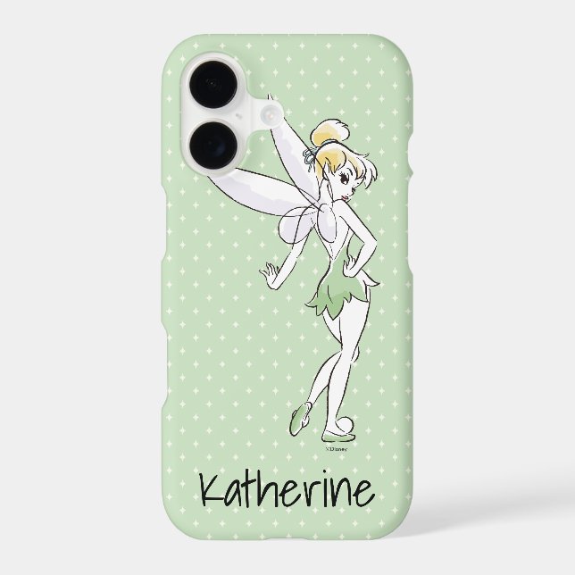 Tinker Bell | Pretty Little Pixie | Your Name Iphone Case (Back)