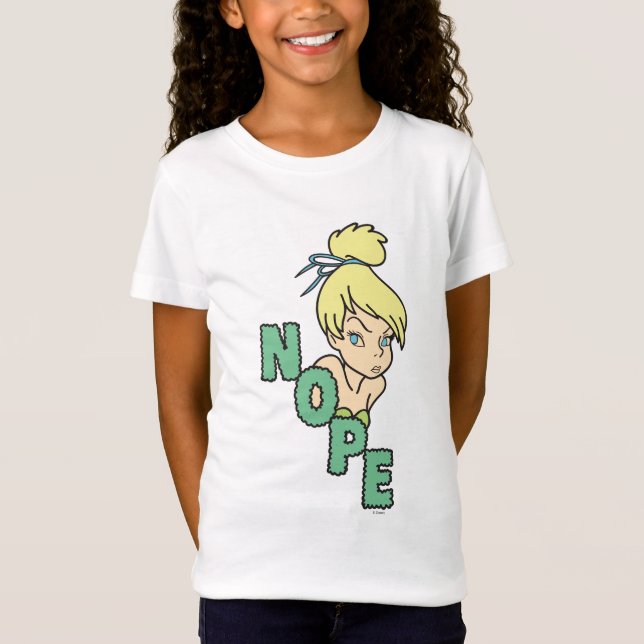 Tinker Bell | She Says Nope 2 T-Shirt (Front)
