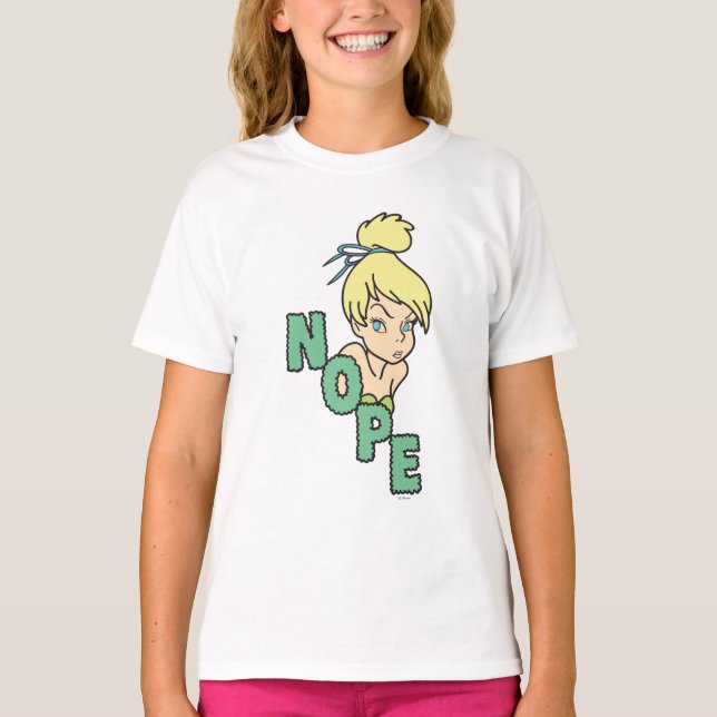 Tinker Bell | She Says Nope 2 T-Shirt (Front)