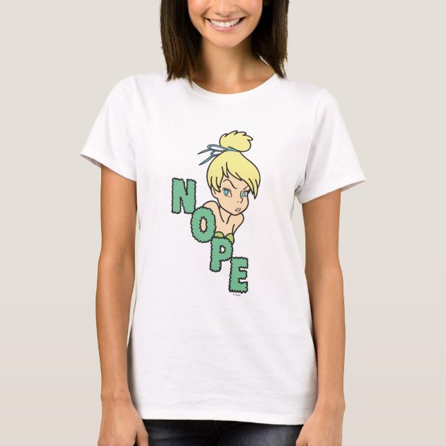 Tinker Bell | She Says Nope 2 T-Shirt (Front)