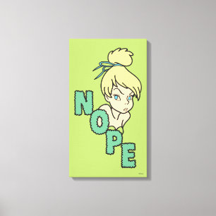 Tinker Bell   She Says Nope 4 Canvas Print