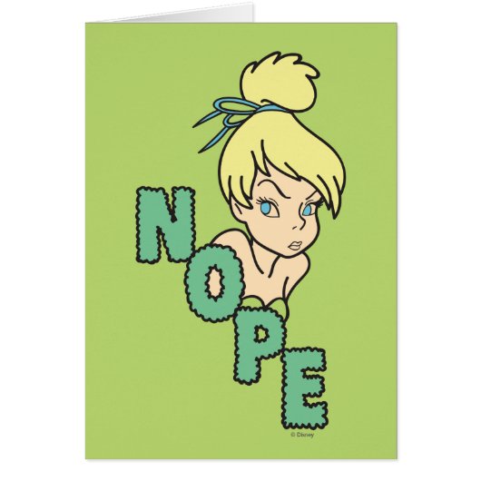 Tinker Bell | She Says Nope Cards (Front)