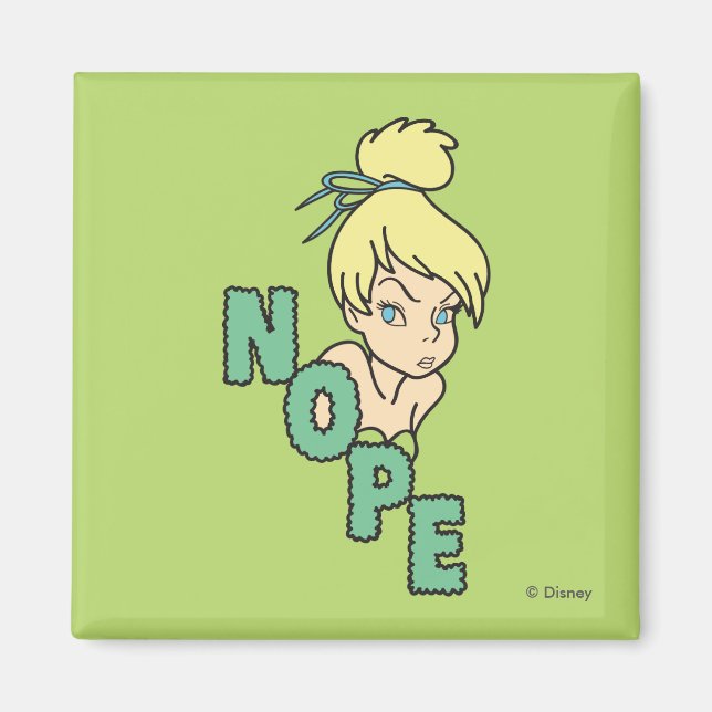 Tinker Bell | She Says Nope Magnet (Front)