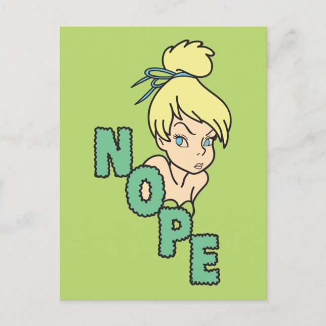 Tinker Bell | She Says Nope Postcard (Front)