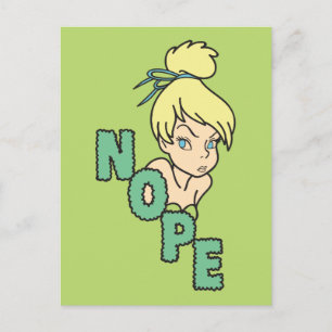 Tinker Bell She Says Nope Postcard