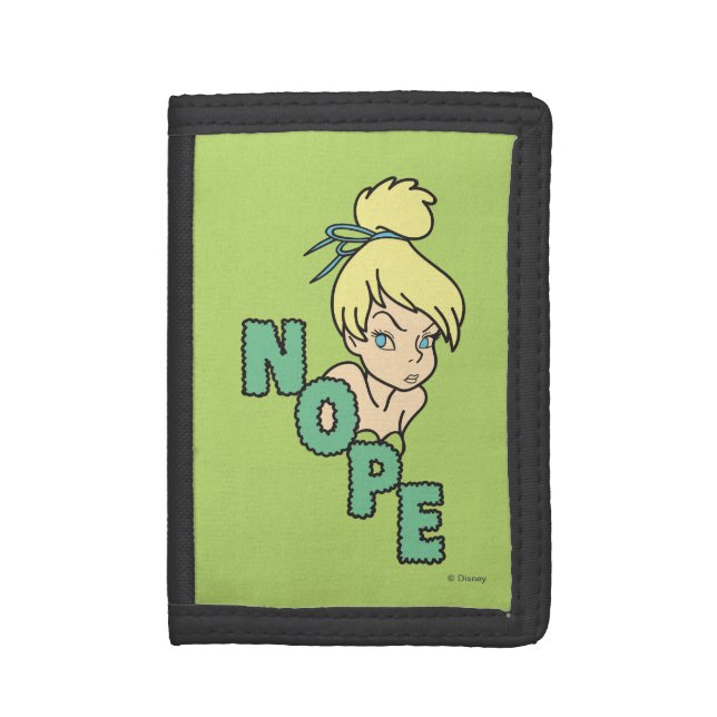 Tinker Bell | She Says Nope Tri-fold Wallet (Front Vertical)