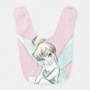 Tinker Bell   Sitting Pastel Bib