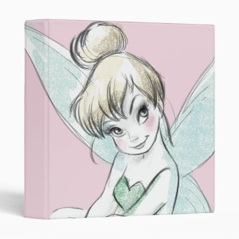Tinker Bell | Sitting Pastel Binder by tinkerbell at Zazzle