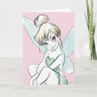 Tinker Bell | Sitting Pastel Card