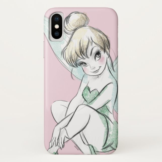 Tinker Bell | Sitting Pastel Case-Mate iPhone Case (Back)