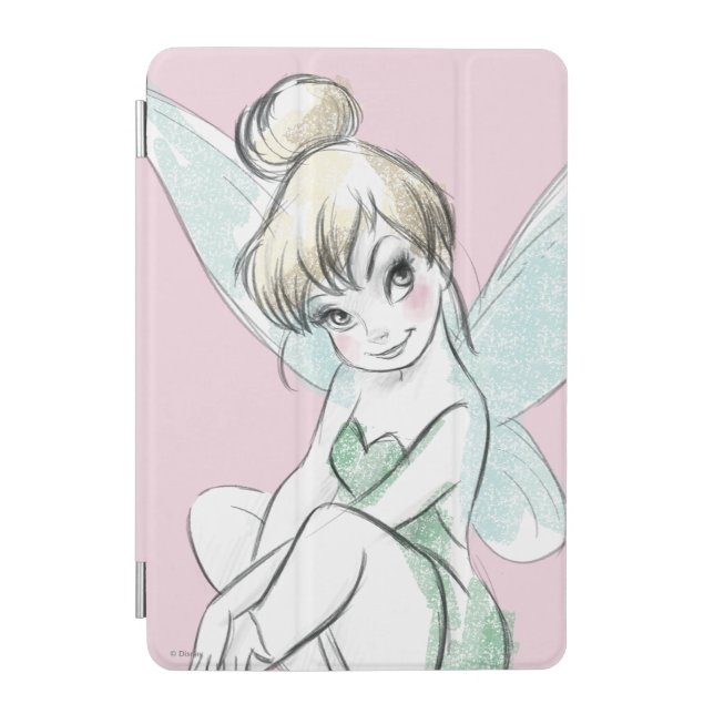 Tinker Bell | Sitting Pastel iPad Mini Cover (Front)