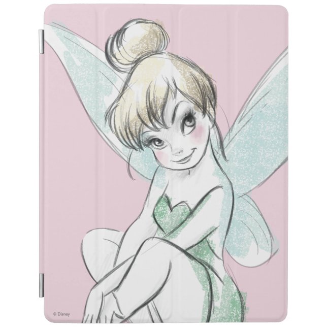 Tinker Bell | Sitting Pastel iPad Smart Cover (Front)