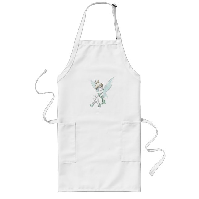 Tinker Bell | Sitting Pastel Long Apron (Front)