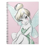 Tinker Bell | Sitting Pastel Notebook at Zazzle