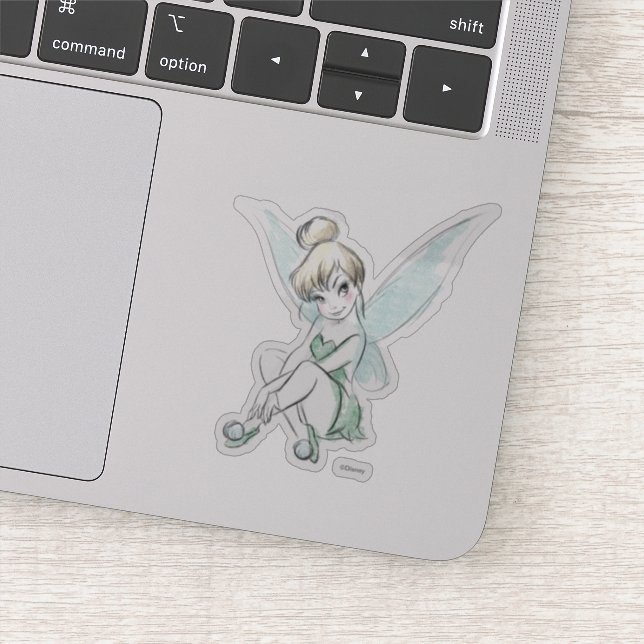 Tinker Bell | Sitting Pastel Sticker (Detail)