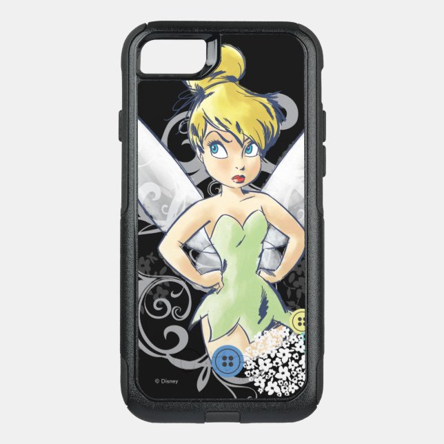 Tinker Bell Sketch Otterbox iPhone Case (Back)