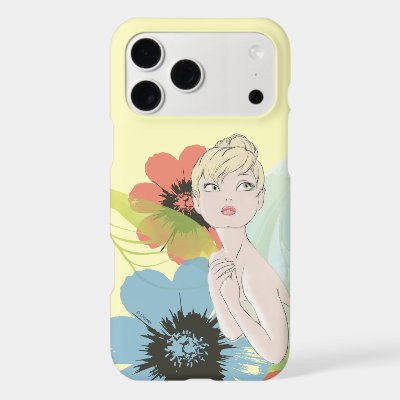 Tinker Bell Sketch With Cosmos Flowers iPhone 17 Pro Max Case