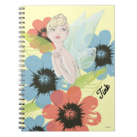 Tinker Bell Sketch With Cosmos Flowers