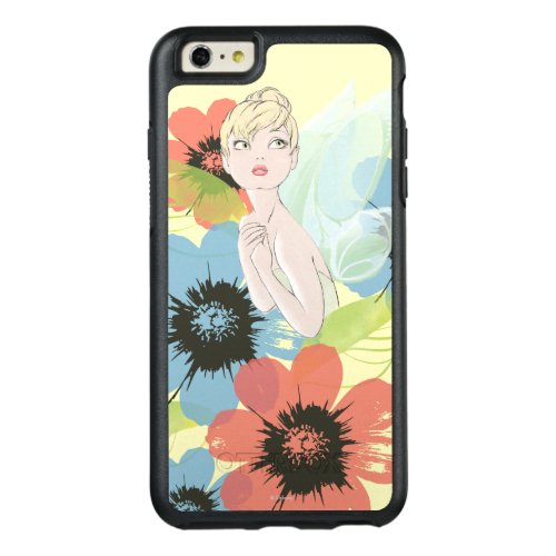 Tinker Bell Sketch With Cosmos Flowers OtterBox iPhone 66s Plus Case