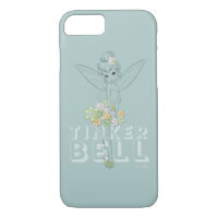 Tinker Bell Sketch With Jewel Flowers