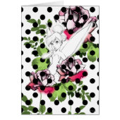 Tinker Bell Sketch With Roses and Polka Dots (Front)