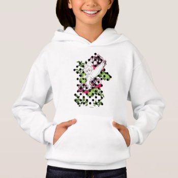 Tinker Bell Sketch With Roses And Polka Dots Hoodie by tinkerbell at Zazzle