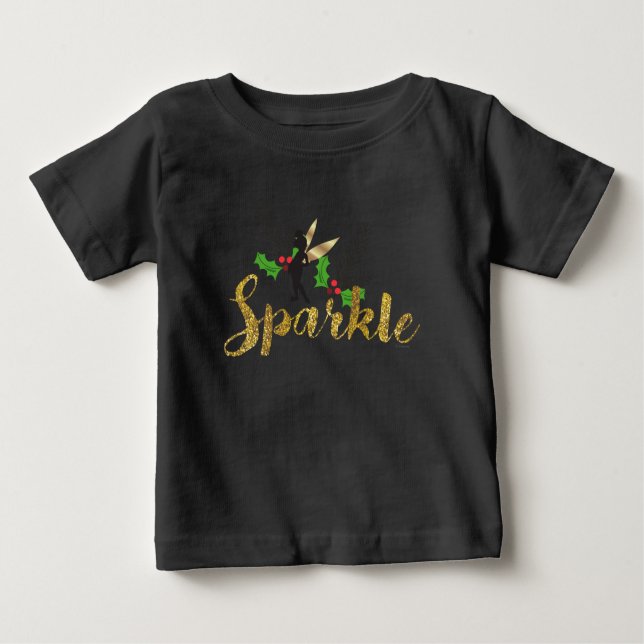 Tinker Bell | Tinker Bell Christmas Sparkle Baby T-Shirt (Front)