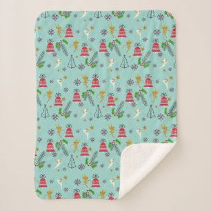 Tinker Bell   Tinker Bell Christmas Sparkle Sherpa Blanket