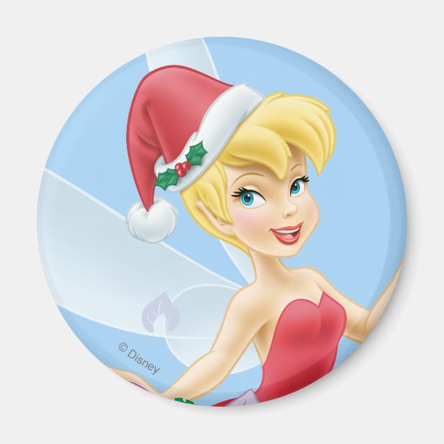 Tinker Bell | Tinker Bell Decorating The Tree Magnet (Front)
