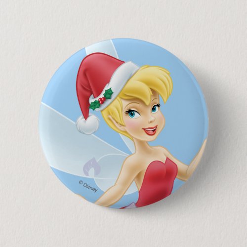 Tinker Bell  Tinker Bell Decorating The Tree Pinback Button