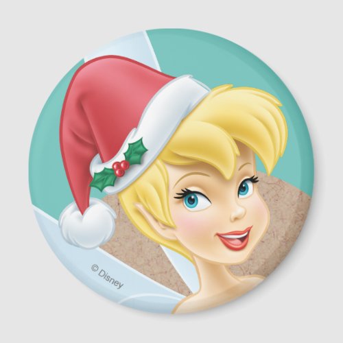 Tinker Bell  Tinker Bell In Santa Hat Magnet