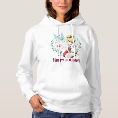 Tinker Bell  Vintage Happy Holidays Hoodie